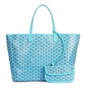 light blue goyard tote